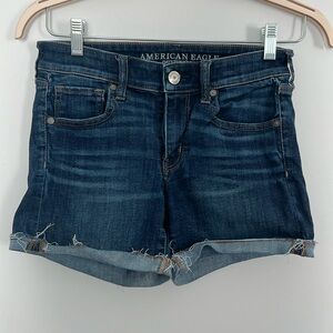 Dark Wash American Eagle Shorts